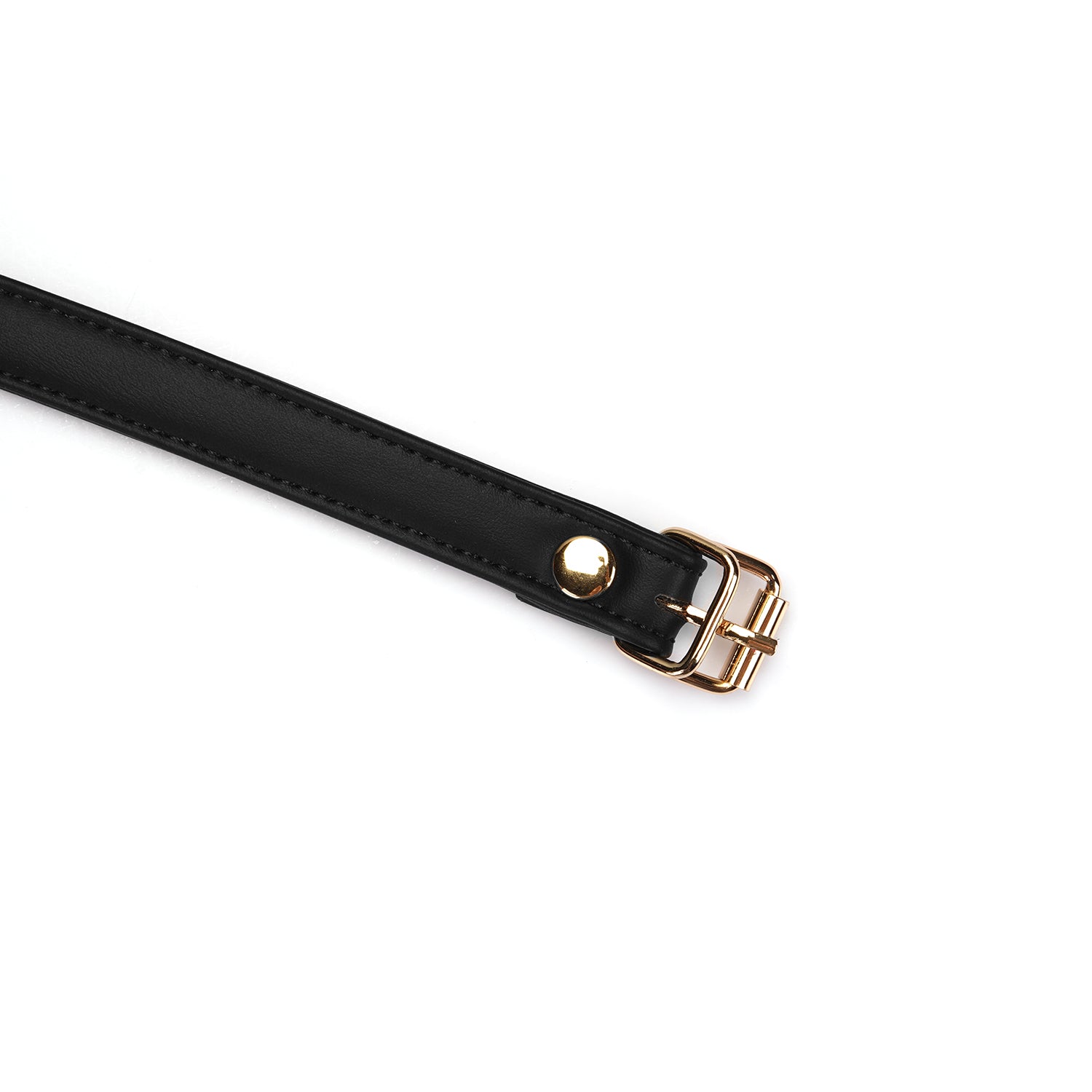 Black and gold blindfold