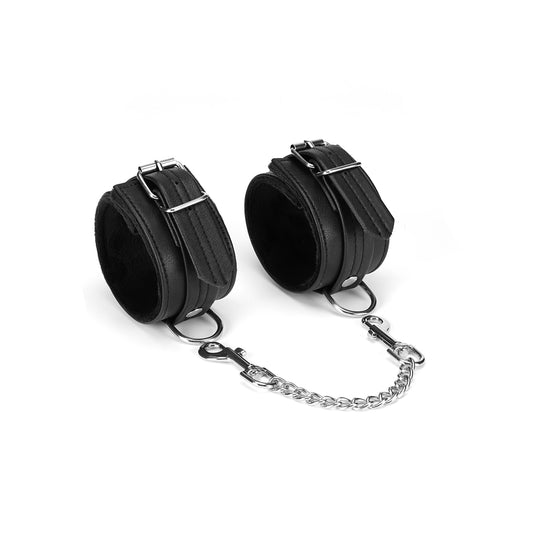 Black and silver handcuffs
