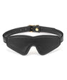 Black and gold blindfold