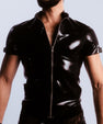 T-shirt zippé latex