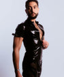 T-shirt zippé latex