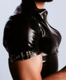 T-shirt zippé latex