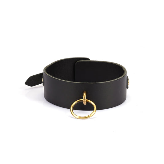 "Samurai" collar with buckle
