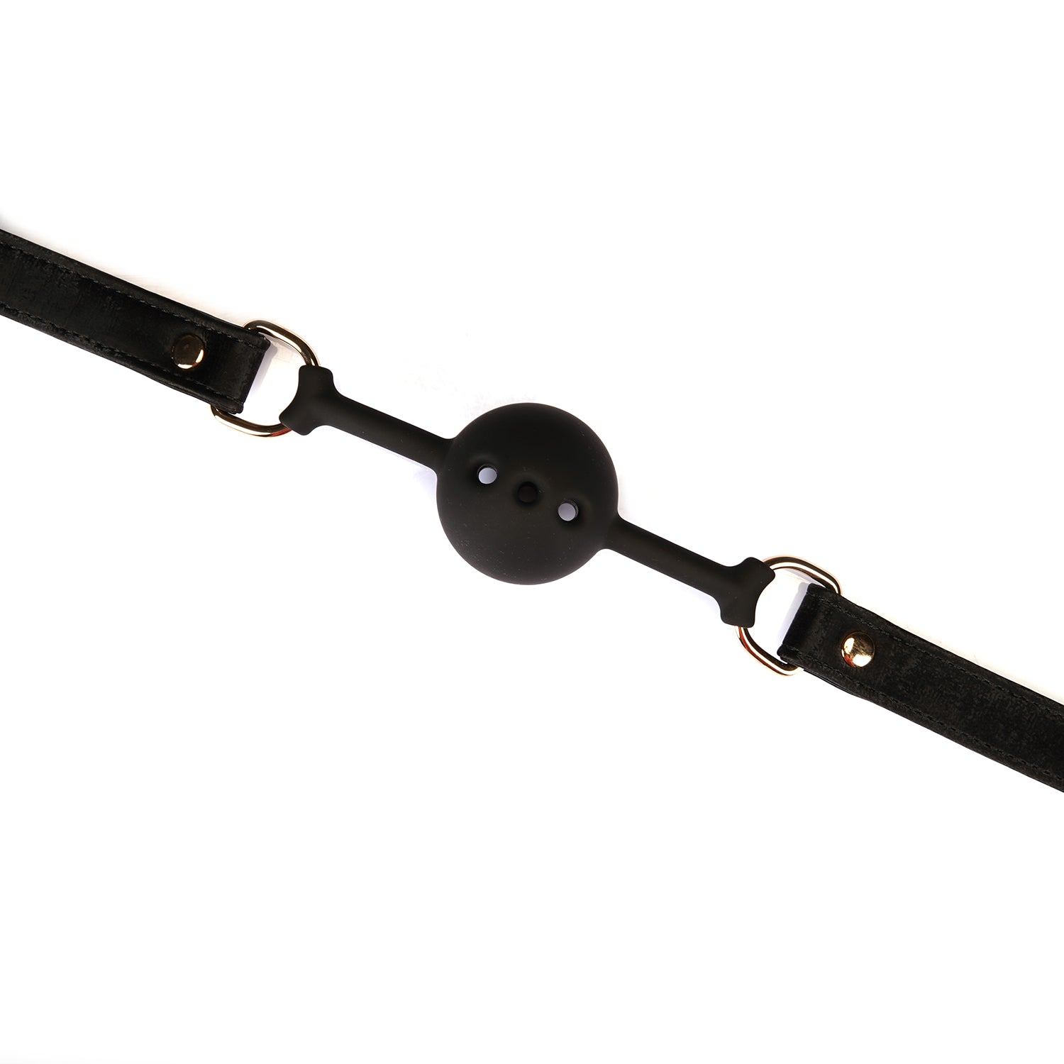 Vegan Black Velvet Gag Ball