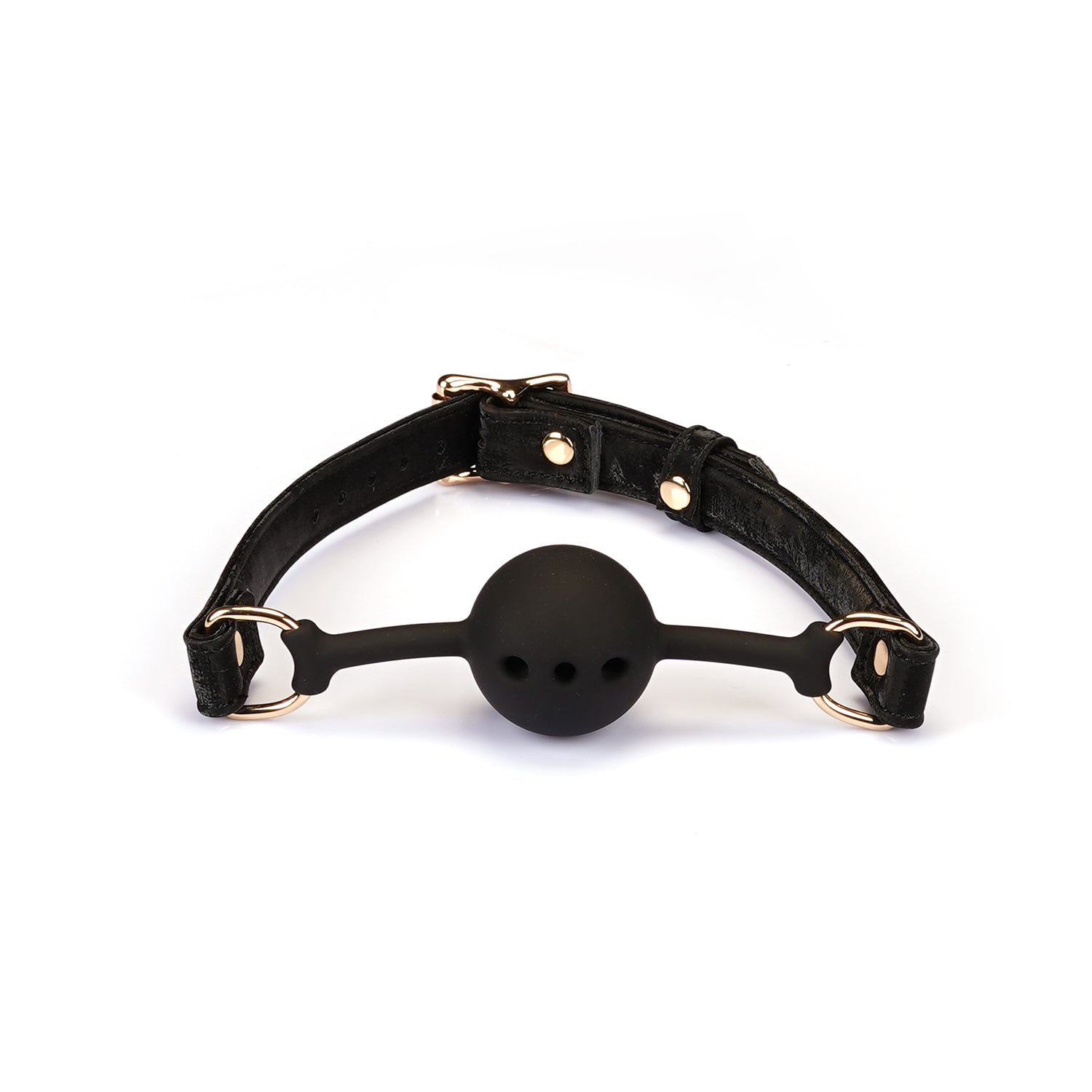 Vegan Black Velvet Gag Ball