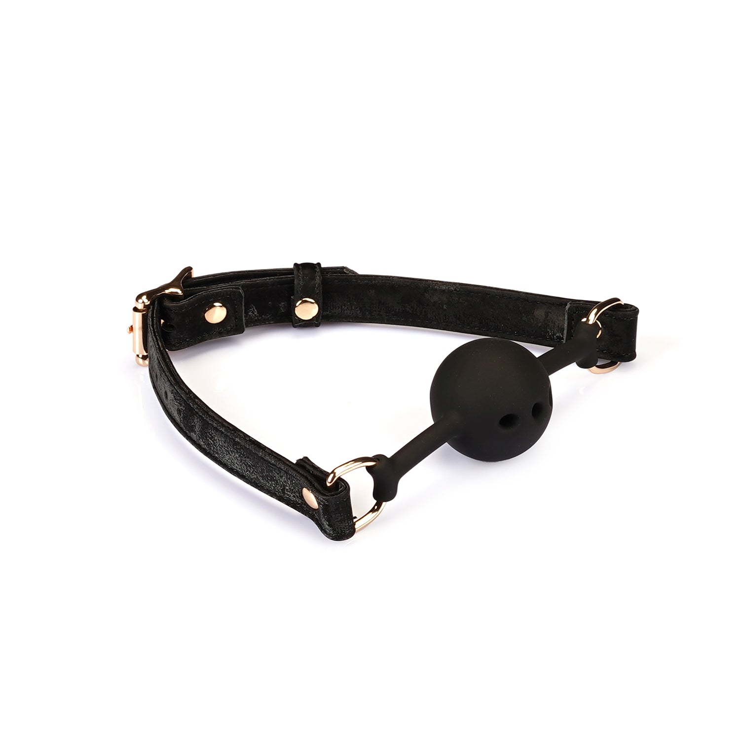 Vegan Black Velvet Gag Ball