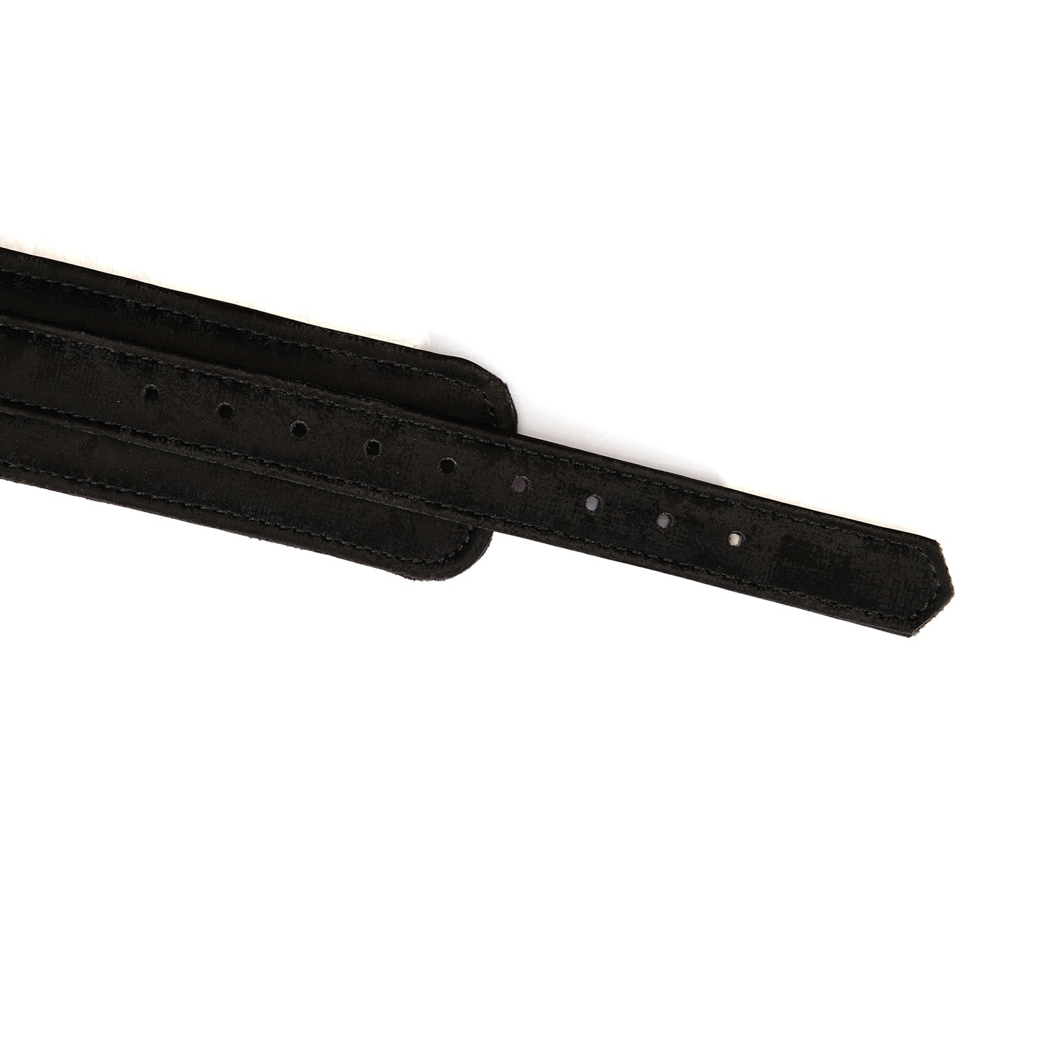 Collier avec laisse velours Noir