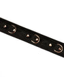 Collier avec laisse velours Noir