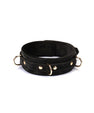 Collier avec laisse velours Noir