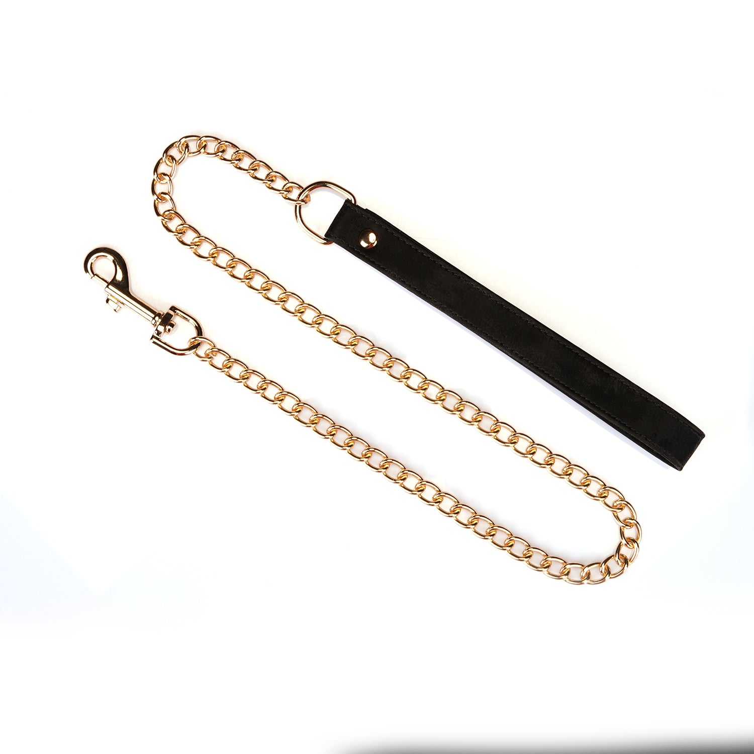 Collier avec laisse velours Noir