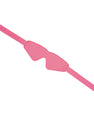 Bandeau pour les yeux rose irisé
