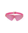 Bandeau pour les yeux rose irisé