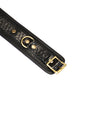Crocodile-effect cowhide handcuffs