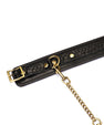 Crocodile-effect cowhide handcuffs