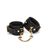 Crocodile-effect cowhide handcuffs