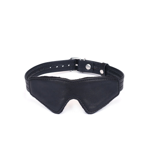 Bandeau pour les yeux noir et argent