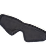Black and silver blindfold