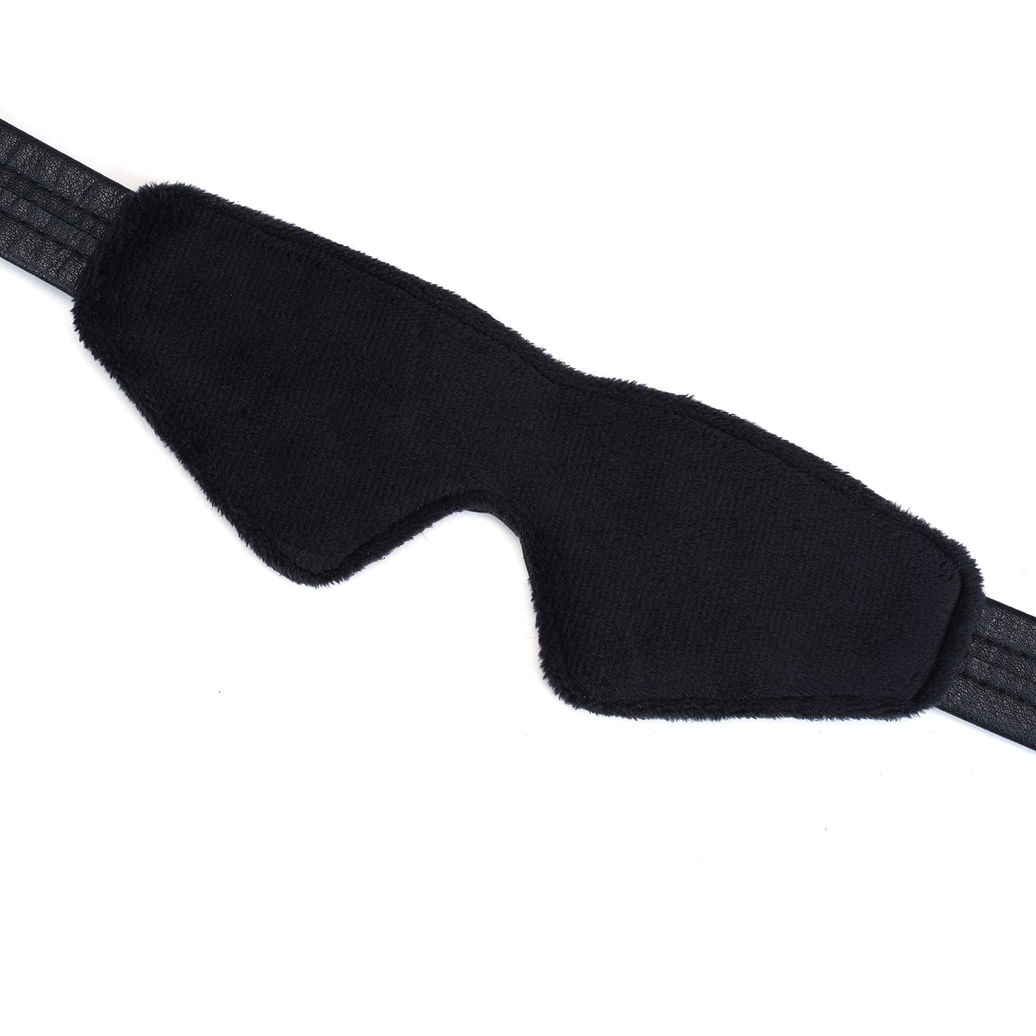 Black and silver blindfold