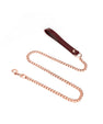 Collier bordeaux avec multiples boucles