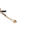 Nipple clamps with heart pendant