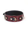 Collier bordeaux avec multiples boucles