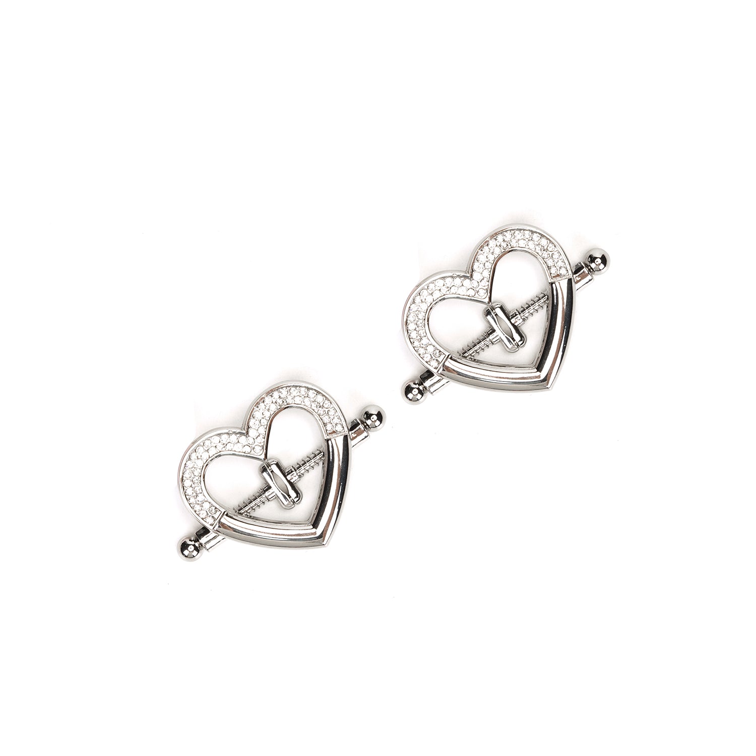 Heart nipple clamps 3 colors