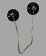 Diamond nippies covers with chain