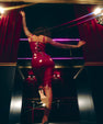 Latex balcony dress