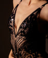 Diana Long Black Dress