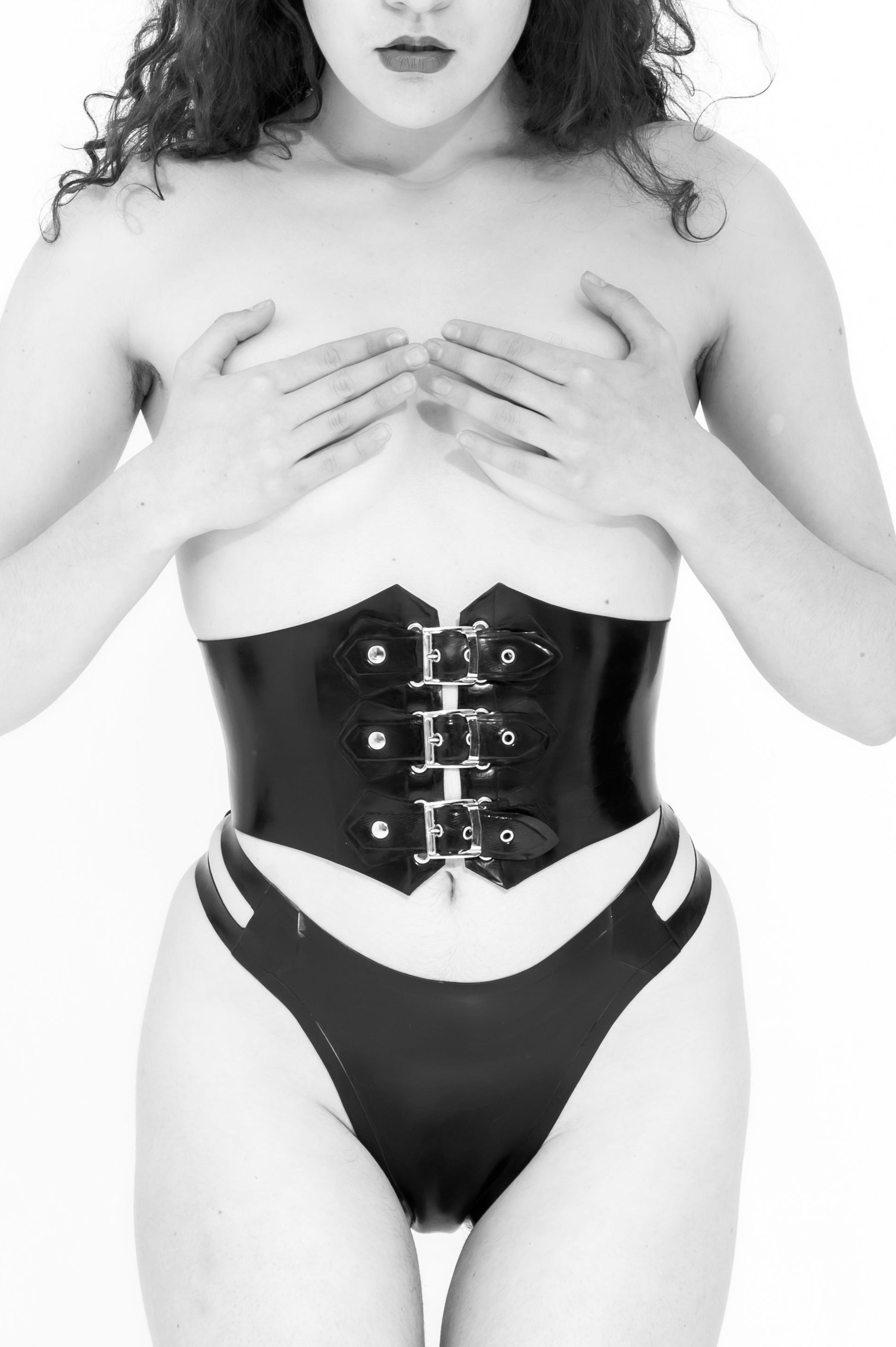 Ceinture corset latex