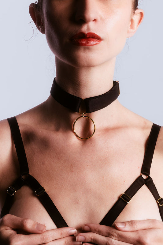 Choker Cherry noir