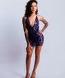 Cécile Estrella blue dress