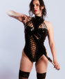 Laced latex body