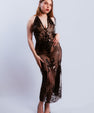 Diana Long Black Dress