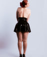 Latex flared skirt