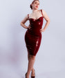 Latex balcony dress