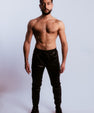 Faux leather cargo