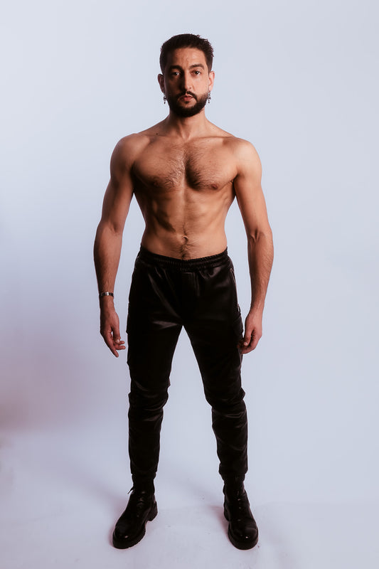 Cargo en faux cuir
