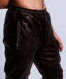 Faux leather cargo