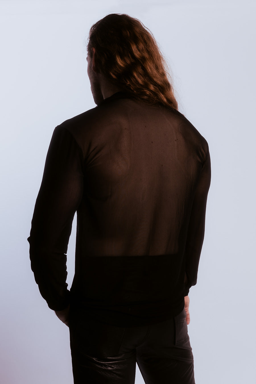 Sheer voile shirt