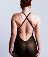 Cecile Gold Mesh Dress